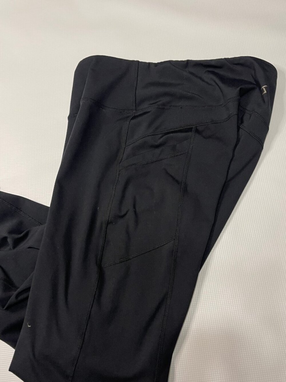BSP Better Sports Performance Flare Leg Leggings, Black, Size XL - Picture 4 of 8
